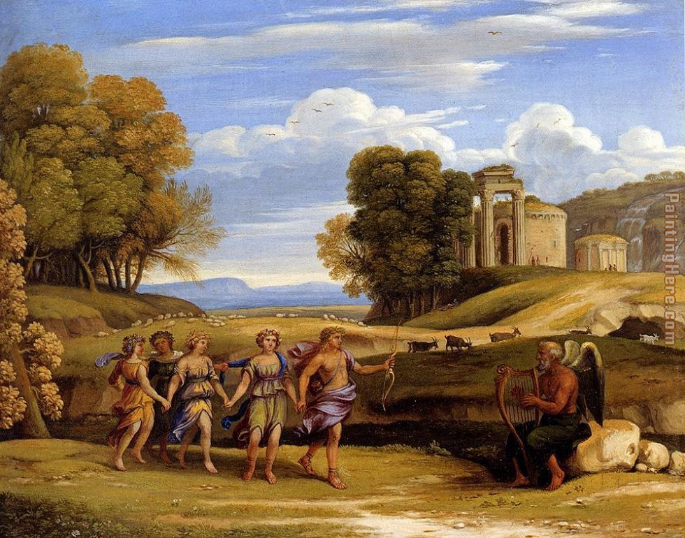 The Dance Of The Seasons painting - Claude Lorrain The Dance Of The Seasons art painting